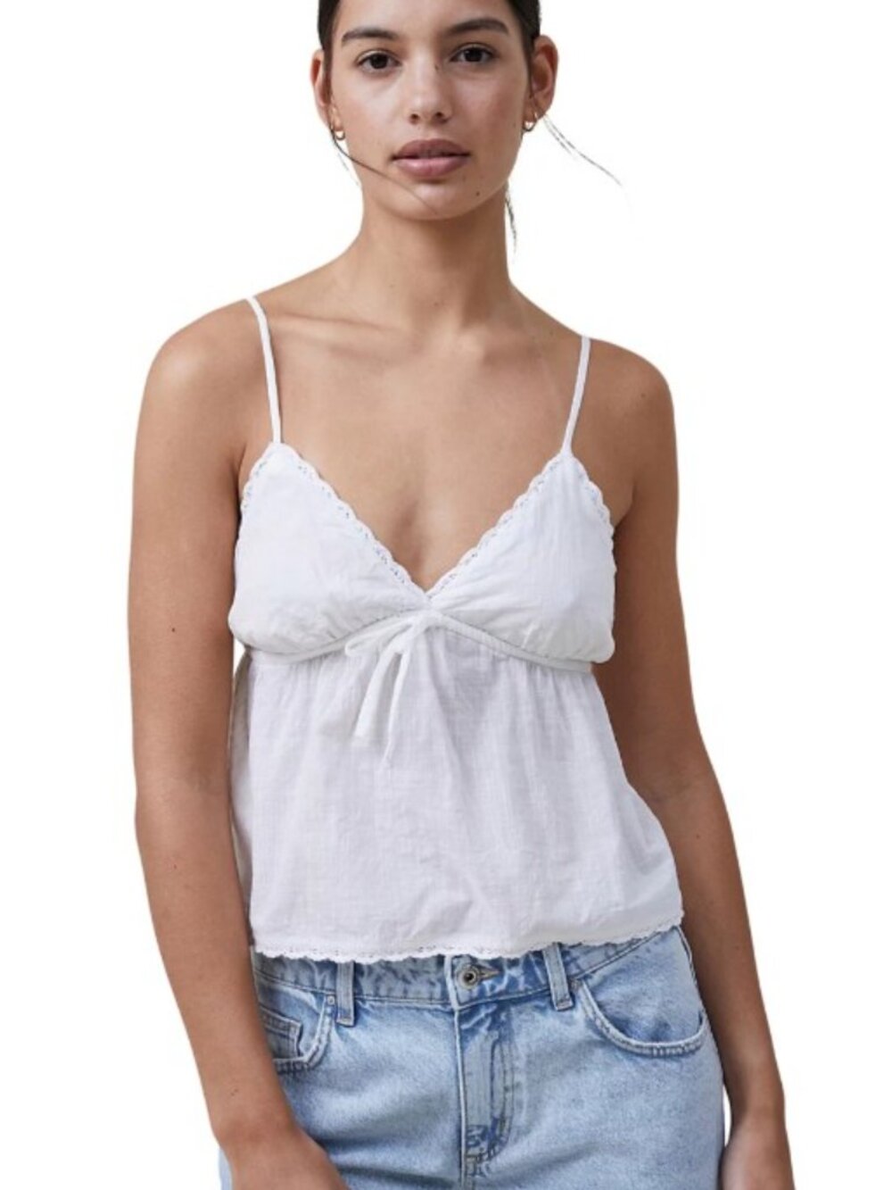 Cotton on Cottage Core V-neck Tank Top